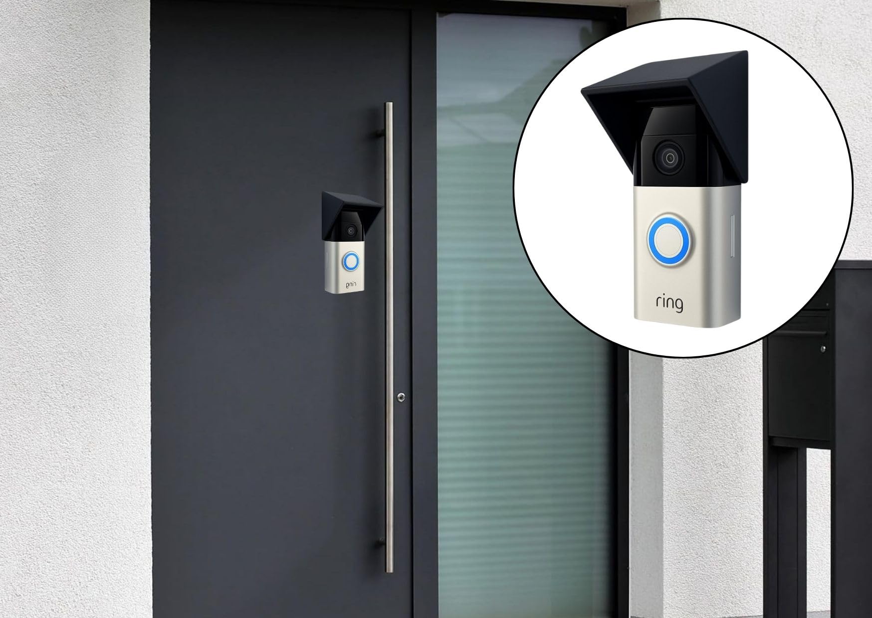 Ring Doorbell Guard Standard (62mm Width) (Black)